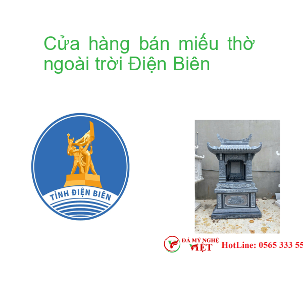 Cửa hàng bán miếu thờ ngoài trời Điện Biên