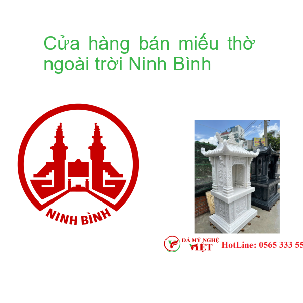 Cửa hàng bán miếu thờ ngoài trời Ninh Bình