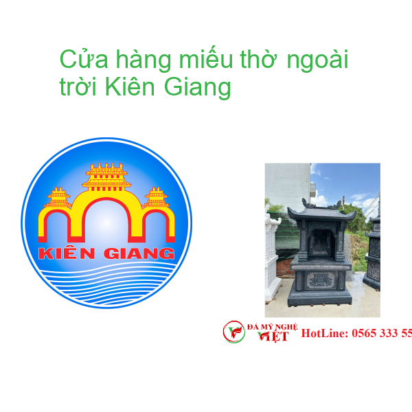 Cửa hàng miếu thờ ngoài trời Kiên Giang