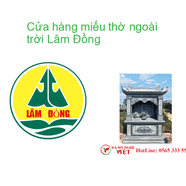 Cửa hàng miếu thờ ngoài trời Lâm Đồng