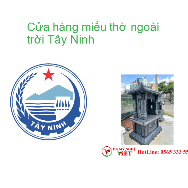 Cửa hàng miếu thờ ngoài trời Tây Ninh
