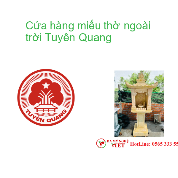 Cửa hàng miếu thờ ngoài trời Tuyên Quang