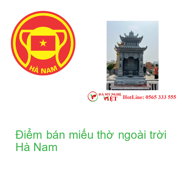 Điểm bán miếu thờ ngoài trời Hà Nam