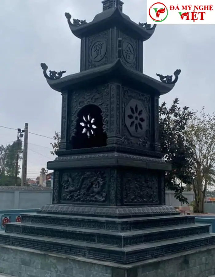 Gợi ý lựa chọn mộ tháp đá Thái Bình chất lượng cao-2