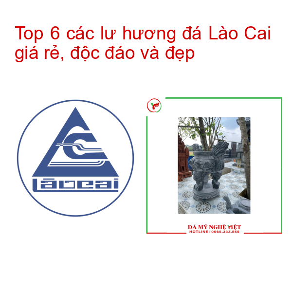 Top 6 các lư hương đá Lào Cai giá rẻ, độc đáo và đẹp