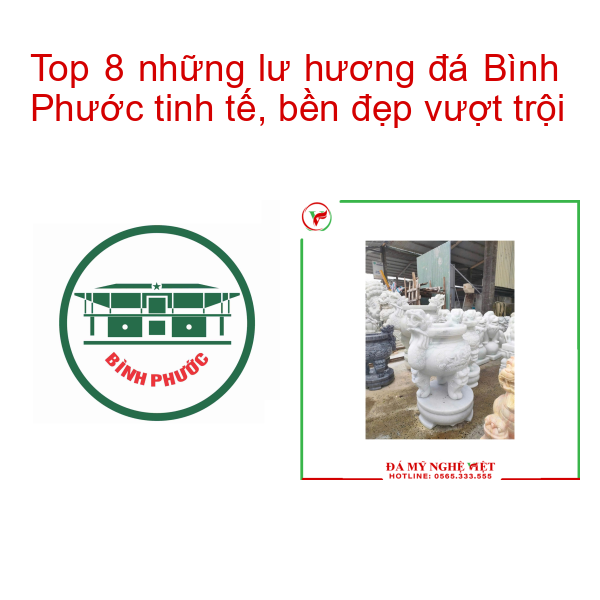 Top 8 những lư hương đá Bình Phước tinh tế, bền đẹp vượt trội