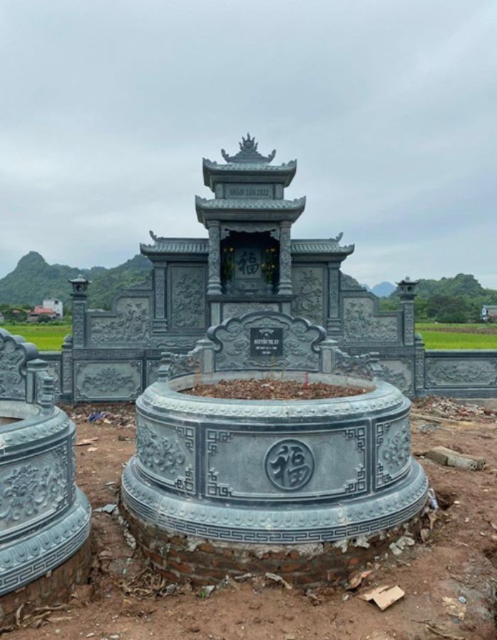 Top 6 mẫu mộ đá tròn Tuyên Quang – Hà Giang tinh xảo – Bền bỉ với thời gian-5