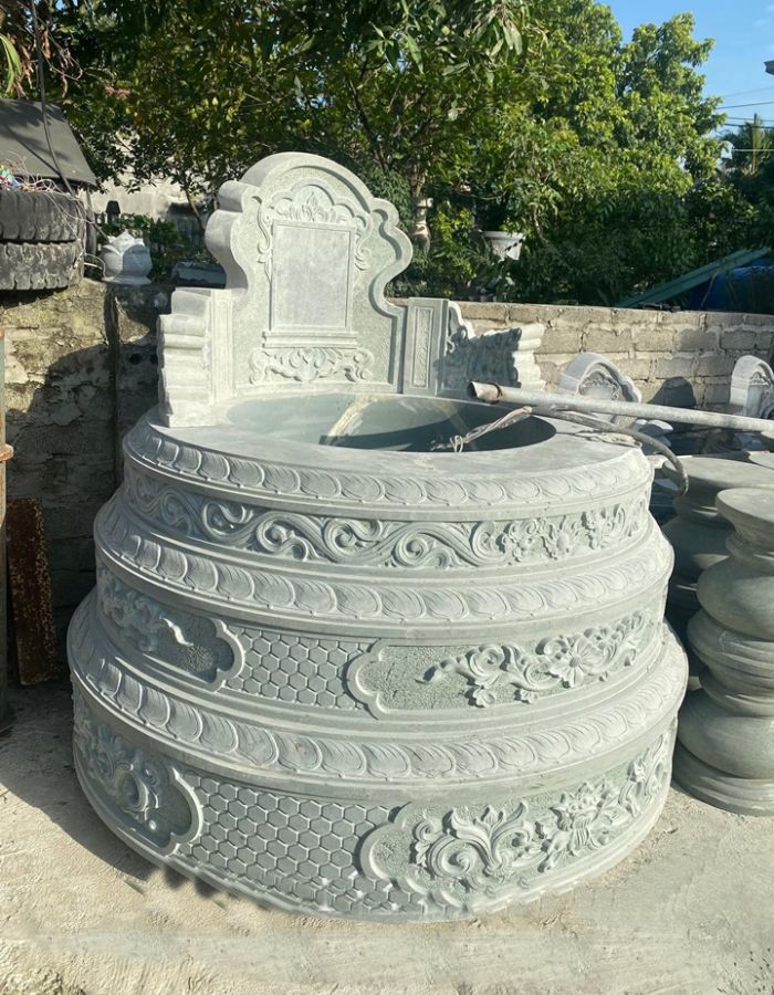 Top 7 mẫu mộ đá tròn Cà Mau – Bạc Liêu bền đẹp – Chuẩn phong thủy miền Tây-3